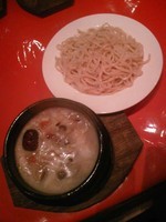 「薬膳サムゲタン鍋つけ麺７８０円」@AGA～Aoyama G Avanti～の写真