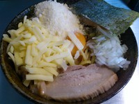 「かれまぜそば チーズダブル ¥900」@三代目 狼煙の写真