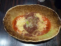 「汁なし担々麺（辛さ２倍）　５８０円」@中華そば くにまつ 本店の写真