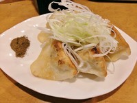 「餃子（5個）\350」@麺屋 紅の写真