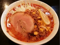 「火山らあめん（辛さ普通）850円」@旭川らあめん ひでまるの写真