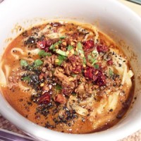 「鶏白湯黒カラシビ麺 ￥750」@龍門瀑の写真