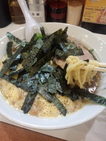 「納豆らぁめん（大盛同料金）750円」@らぁめん ほりうち 新橋店の写真