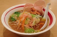 「えび野菜お米麺(700円)」@悠河らーめんの写真