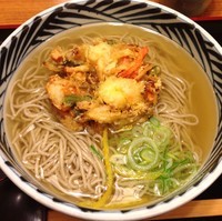 「かき揚げそば（￥550）」@おらが蕎麦 名古屋ニュー栄ビル店の写真