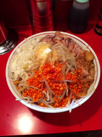 「豚そば(辛揚げ、ニンニク、脂、ネギ)」@ひたちなか大盛軒の写真