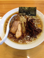 「中華そば➕麺硬め」@下町中華そば すずめ食堂の写真