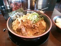 「肉入りラーメン」@徳島ラーメン 麺王 京都久世店の写真