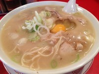 「末廣塩中華そば (並) 680円 (生卵 +50円)」@末廣ラーメン本舗 仙台駅前分店の写真