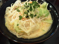 「濃厚鶏だしタンメン」@らーめんなが田の写真