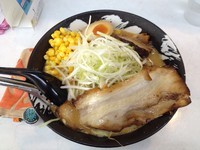 「野菜も肉も好き・味噌＋コーン（￥650＋￥50）」@万葉亭の写真