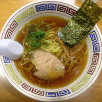 「正油らぁめん  500円（平打ち麺）」@らぁめん醤和の写真