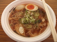 「秋田　稲庭中華そば+しょっつる味玉」@東京ラーメンショー 2013の写真