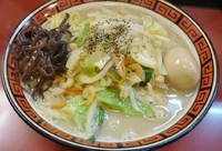 「タンメン700円+味玉100円」@中華そば 華丸の写真
