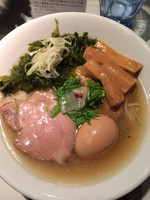 「塩そば＋アオサのり＋味玉【1000円】」@SOBAHOUSE金色不如帰の写真