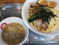 「つけそば（小）＋煮玉子（130706）」@中華そば まるきの写真