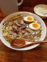 「角切りチャーシュー麺」@麺 髙はしの写真