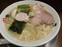 「限定塩ラーメン＋煮玉子　700円」@ラーメン どげん屋の写真