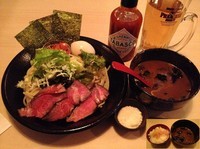 「古都つけ麺(並)+パルミジャーノ・レッジャーノ+追チーズ飯」@古都はピアノマンの写真