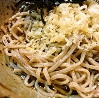 「たぬきそば(冷)+ミニカツ丼セット(850円)」@ばんがりの写真