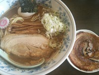 「味玉中華そば＋炙りチャーシュー （130727）」@東池袋大勝軒 ROZEOの写真