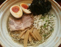 「【数量限定】煮干し麺＋味玉＋岩のり （130817）」@麺屋むどうの写真