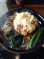「天ぷらそば430円」@そば政の写真
