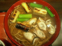 「かき南蛮そば 780円」@そば処 丸松の写真