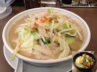 「毎日野菜たんめん + 丼ぶりセット（ユーリンチー丼）」@たんめん専門店 百菜の写真