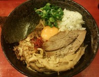 「まぜそば（並）（130926）」@二代目狼煙 本店 葉隠製麺の写真