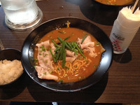 「カレー麺」@かれー麺 実之和 南青山店の写真