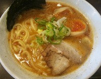 「特濃極太ラーメン＋煮玉子 （130930）」@ラーメン一心 本店の写真