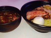 「濃厚つけそばエビ風味￥800＋特製トッピング¥250」@はりけんラーメンの写真