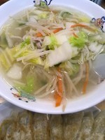 「湯麺　557円＋餃子290円?」@天龍 銀座街店の写真