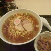 「メンマラーメン(麺固め)」@赤坂味一 亀戸店の写真