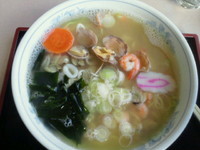 「シーフードラーメン 700円」@福島トラックステーション グルメ食堂の写真