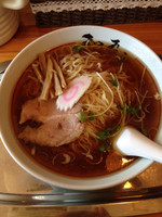 「ラーメン➕大盛（2玉）➕麺硬め」@魚介醤油らーめん 和屋の写真