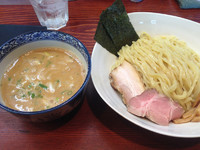 「軍鶏煮干つけ麺 850円 + 半ライス100円」@良温(Ra-on)の写真