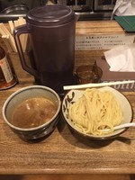 「濃厚鶏つけ麺（大盛）」@新橋 纏の写真