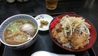 「チャーシュー丼セット」@喜多方ラーメン 坂内 岩槻店の写真
