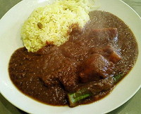 「Ｅ　チキン＆ベジタブルのミックスカレー　７４０円」@インドラの写真