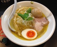 「鶏白醤油採麺＋麺大盛り＋味玉（￥800＋無料＋￥100）」@超純水採麺 天国屋の写真