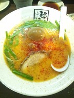 「台湾ラーメン(味玉トッピング)」@麺達 本店の写真