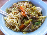 「スタミナラーメン冷し(700円)」@スタミナラーメン 覇気の写真