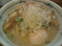 「味玉地鶏白湯ラーメン」@そうげんラーメンの写真