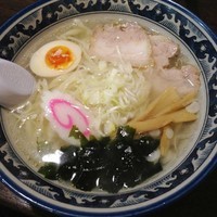 「塩らーめん　650円」@手打ちらーめん麺之介の写真