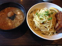 「つけそば+炙りチャーシュー」@中華蕎麦 瑞山（ZUIZAN）の写真