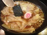 「ワンタンスープセット(750円)」@麺や 独歩の写真