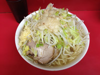 「小ラーメン（ヤサイ、ニンニク、アブラ）」@ラーメン二郎 千住大橋駅前店の写真