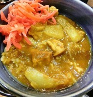 「そば屋のカレー丼とそばセット(640円)」@吉野家 4号線花巻中央店の写真